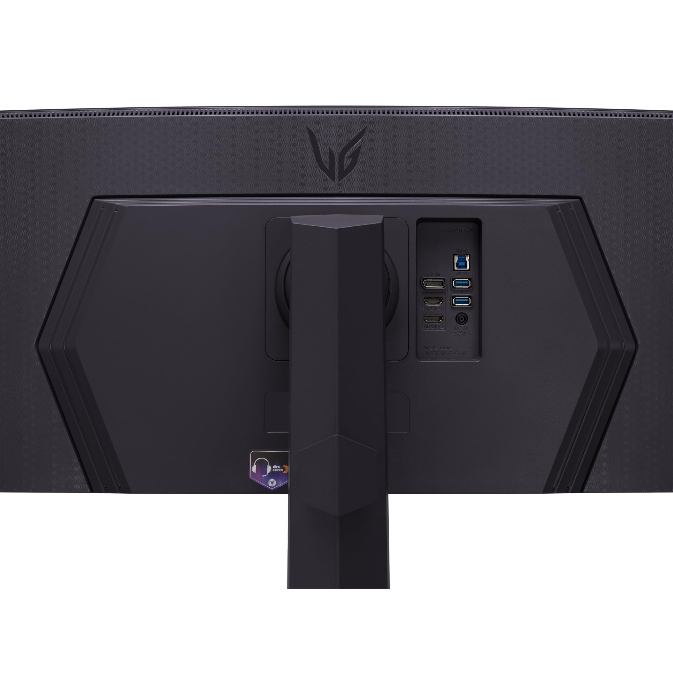 LG LG 45GR75DC-B Ultragear Curved Gaming Monitor 45-Inch 32:9 Dual QHD 1ms 200Hz VESA DisplayHDR 600 with DCI-P3 95% AMD FreeSync Premium Pro Enhanced Gaming GUI DTS HP:X 3-Way Adjustable Stand - Black
