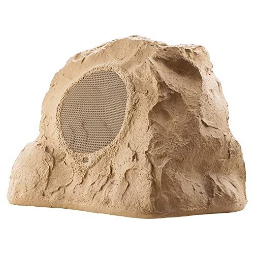 OSD Audio OSD Audio 8" High Fidelity Outdoor Rock Speaker Durable Weather-Resistant Design, Single - Sandstone Brown RS850