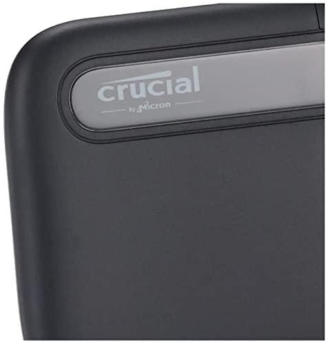 Crucial Crucial X6 500GB Portable SSD - Up to 800MB/s - PC and Mac - USB 3.2 USB-C External Solid State Drive - CT500X6SSD9