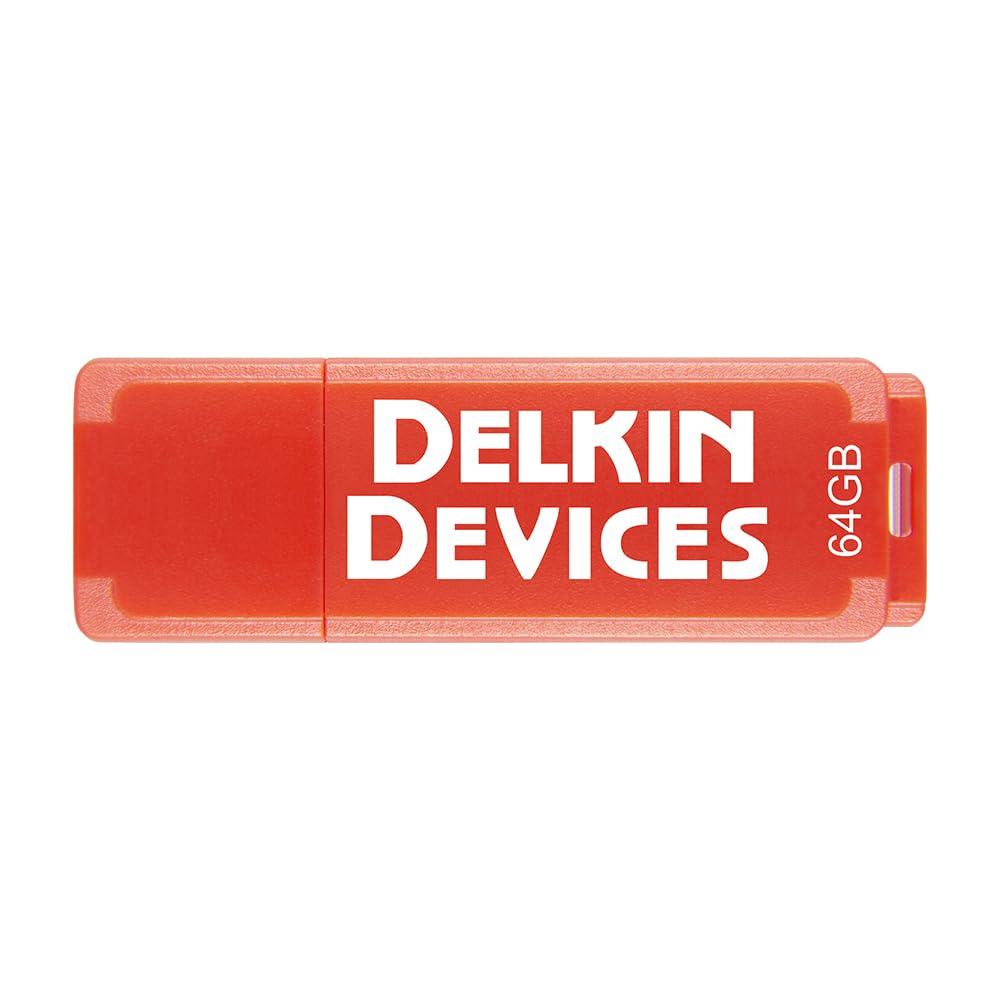 Delkin Devices Delkin Devices 3.0 64GB USB Flash Drive, Plug & Play, Ultra-Fast Data Transfer, USB Thumb Drive - Data Storage and Transfer, Up to 60MB/s Read