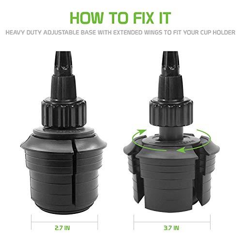 Cellet Tablet Mount & Cup Holder Base Compatible/Replacement for iPad Pro 12.9 Air Mini 4 3 Samsung Galaxy Tab S6 10.5 A 8.0 S5e S4 S3 A/E Amazon HD 8 10 Kindle Fire 7 5 F2 8.0 Surface (Goose Neck)