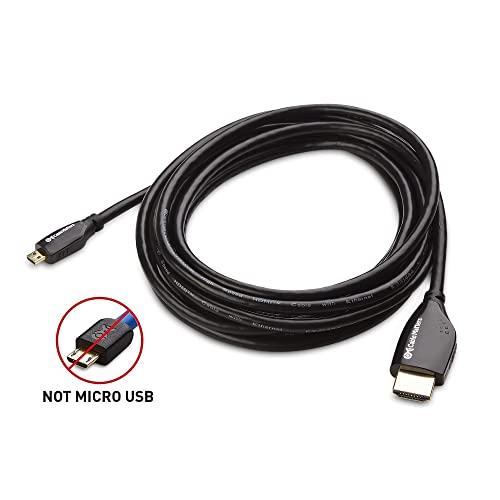 Cable Matters Cable Matters High Speed HDMI to Micro HDMI Cable (Micro HDMI to HDMI) 4K Resolution Ready - 10 Feet & 2-Pack Mini HDMI to HDMI Adapter