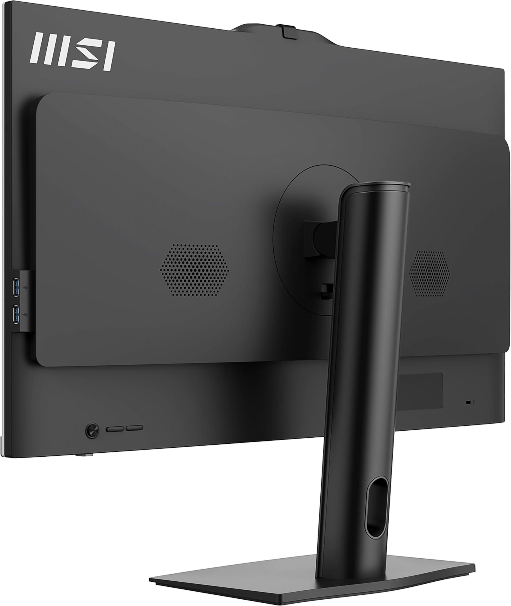 MSI MSI Modern AM272P AIO Desktop: 27\" FHD, Intel Core 7-150U, 32GB Memory, 1TB M.2 NVMe SSD, WiFi 6E, BT 5.3, Windows 11 Home: Black 1M-819US
