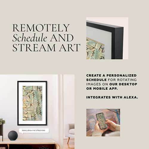 CANVIART Canvia Smart Digital Canvas Display and Frame - for Fine Painting, Wall Art, NFTs, Personal Photos & Videos - Advanced HD Display, NFT Compatibility, Video Playback, Google Photos, 16GB Storage