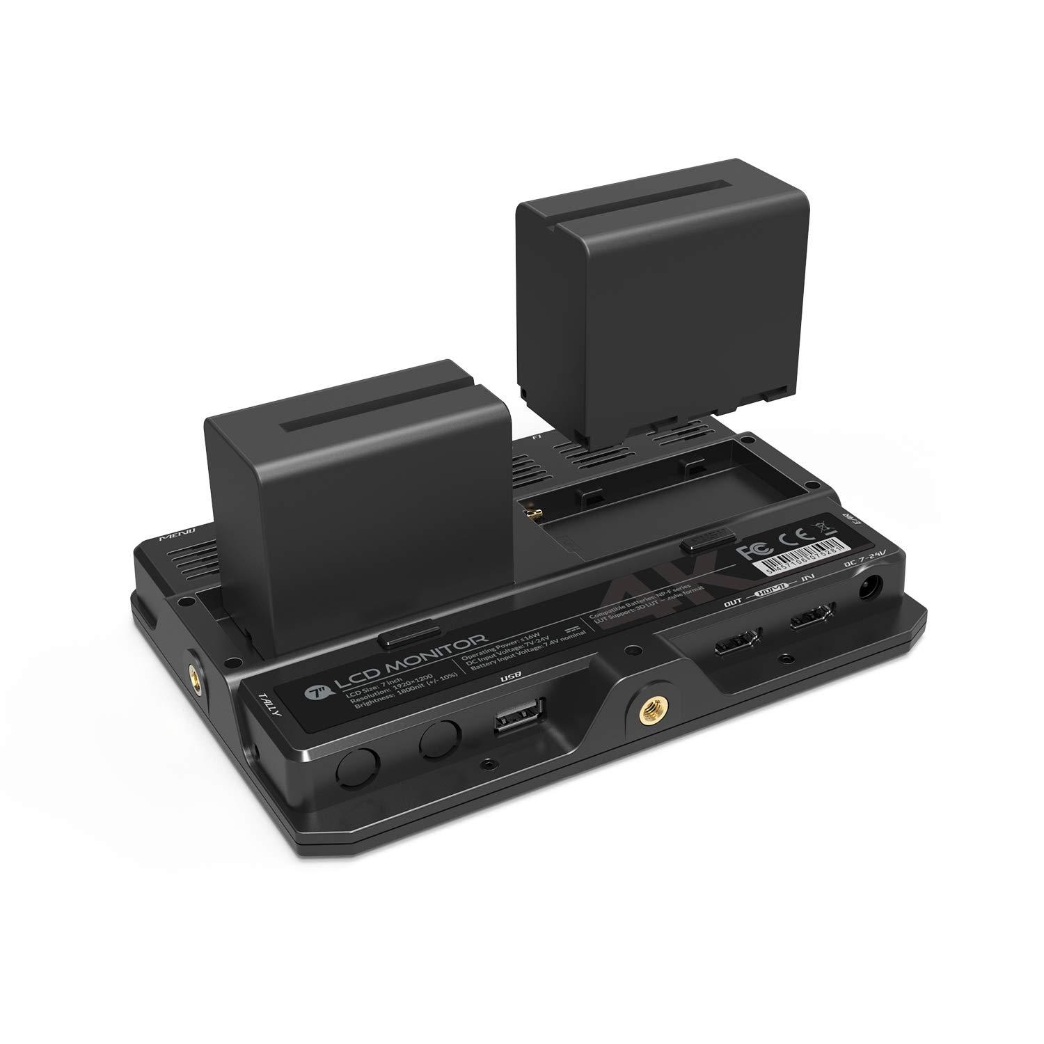 Neway LILLIPUT H7 7 Inch 1800nits 3D LUT DSLR Camera Field Monitor High Brightness Sunlight Viewable Full HD 1920x1200 4K HDMI Input Output