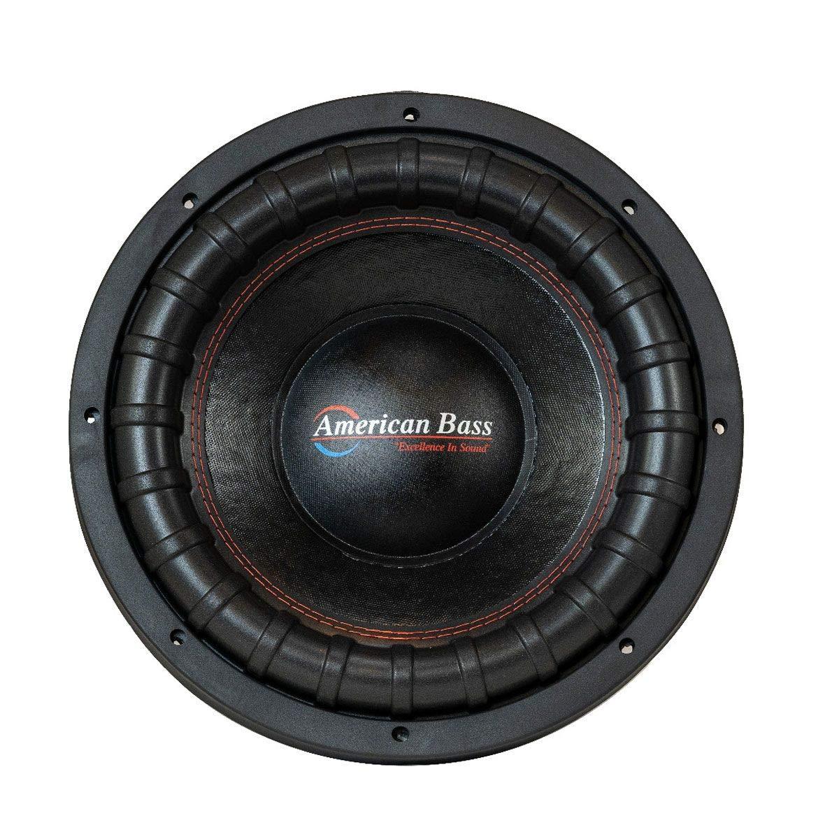 American Bass American Bass XFL-1522 15\" Inch Subwoofer, 1500 Watts RMS/3000 Watts Max Power, 1.4 Inch Wide 3-Layer Foam Surround, Dual 2 Ohm Voice Coils with 200 Oz. TotalDouble Stacked High-Enery Magnets