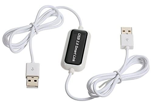 Allaboutadapters Allaboutadapters USB 2.0 Smart Link Cable for Data File Transfer and Keyboard Mouse Sharing