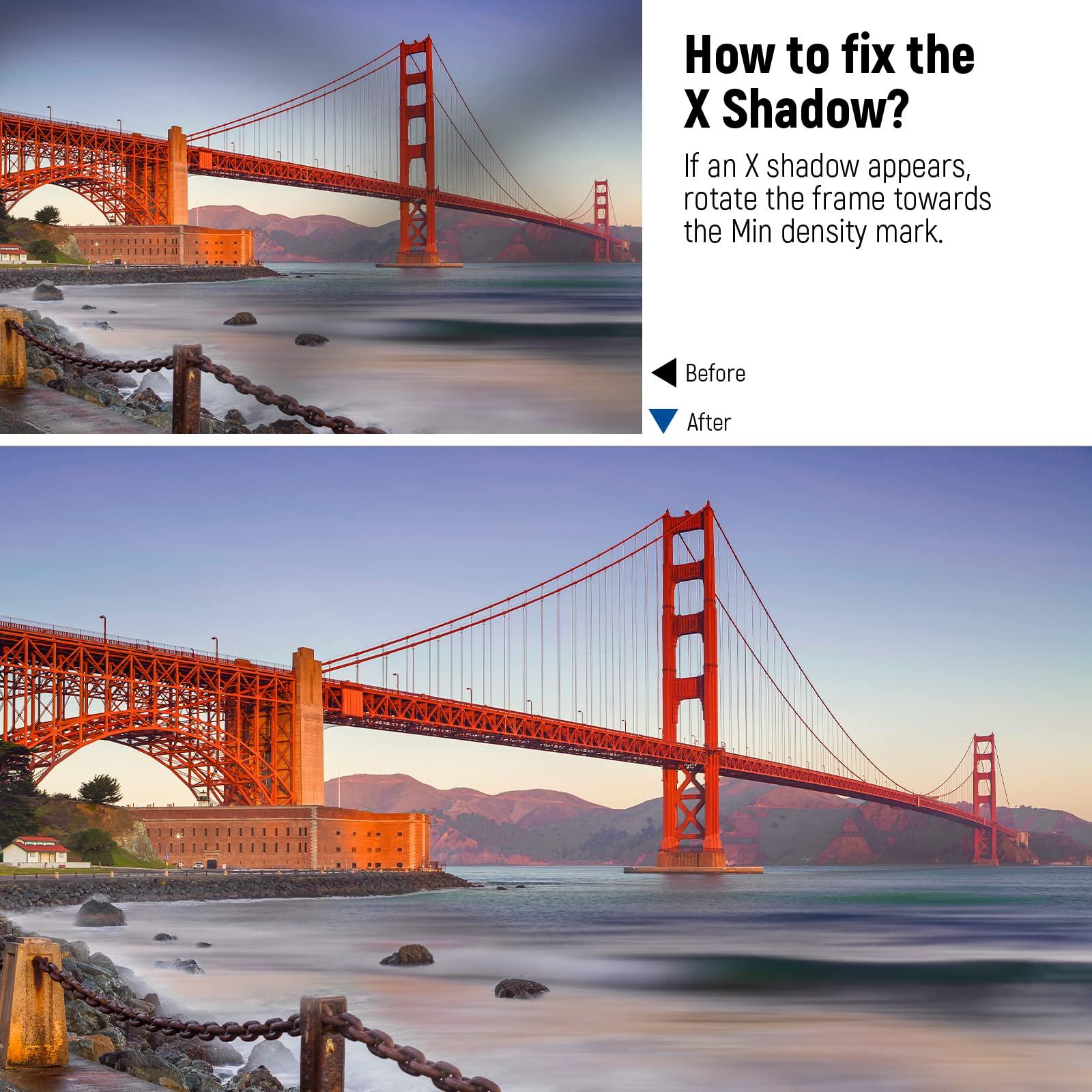 NEEWER NEEWER 49mm Variable ND Filter ND3-ND1000, 1.5-10 Limited Stops Neutral Density Filter with HD Optical Glass & Double Sided 30 Layer Nano Coatings, Water Repellent/Scratch Resistant/Aluminum Frame