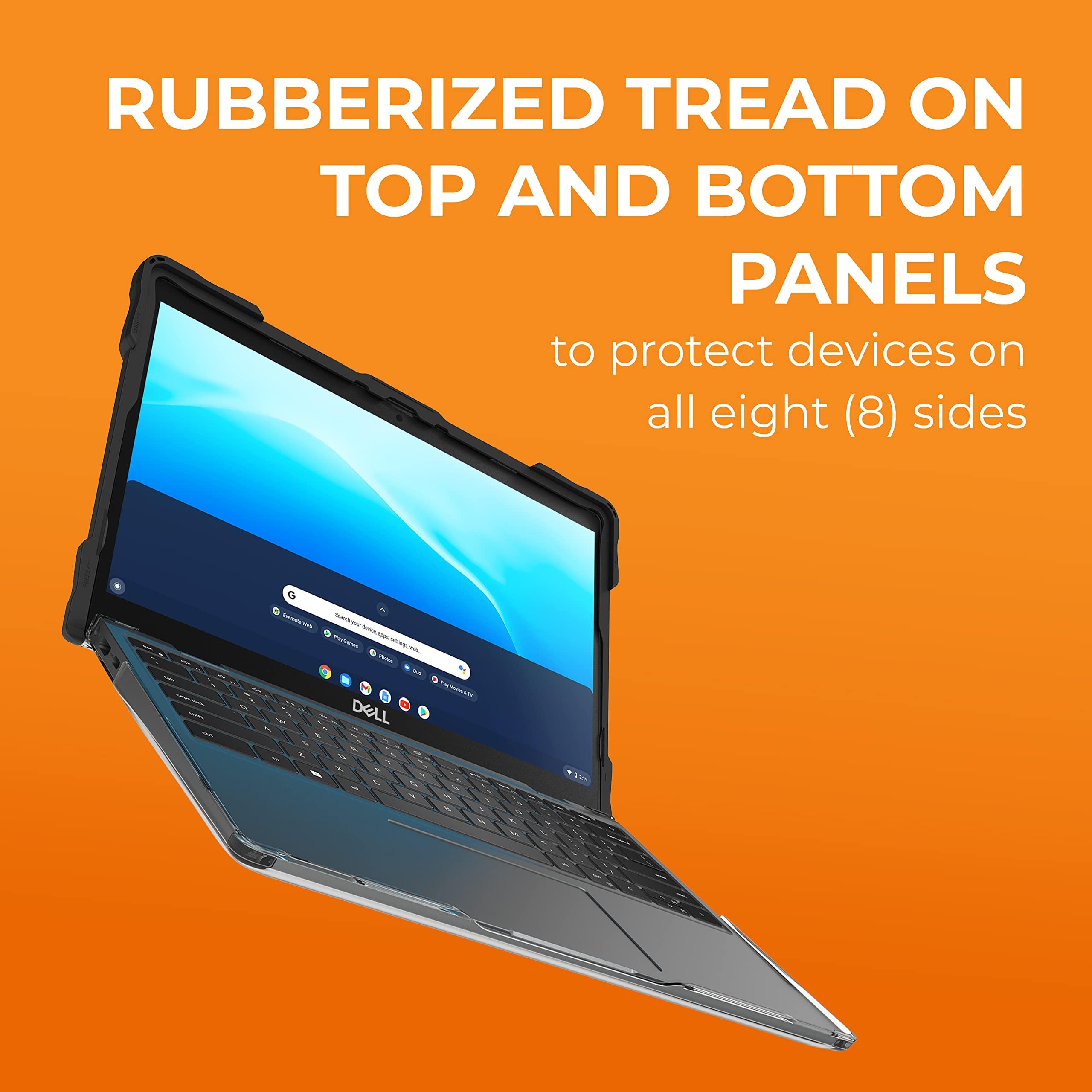 Gumdrop Cases Gumdrop SlimTech Laptop Case Fits Dell Latitude 3330 13-inch (2-in-1) Designed for K-12 Students Teachers & Classrooms Drop Tested Rugged Shockproof Bumpers for Reliable Device Protection Black