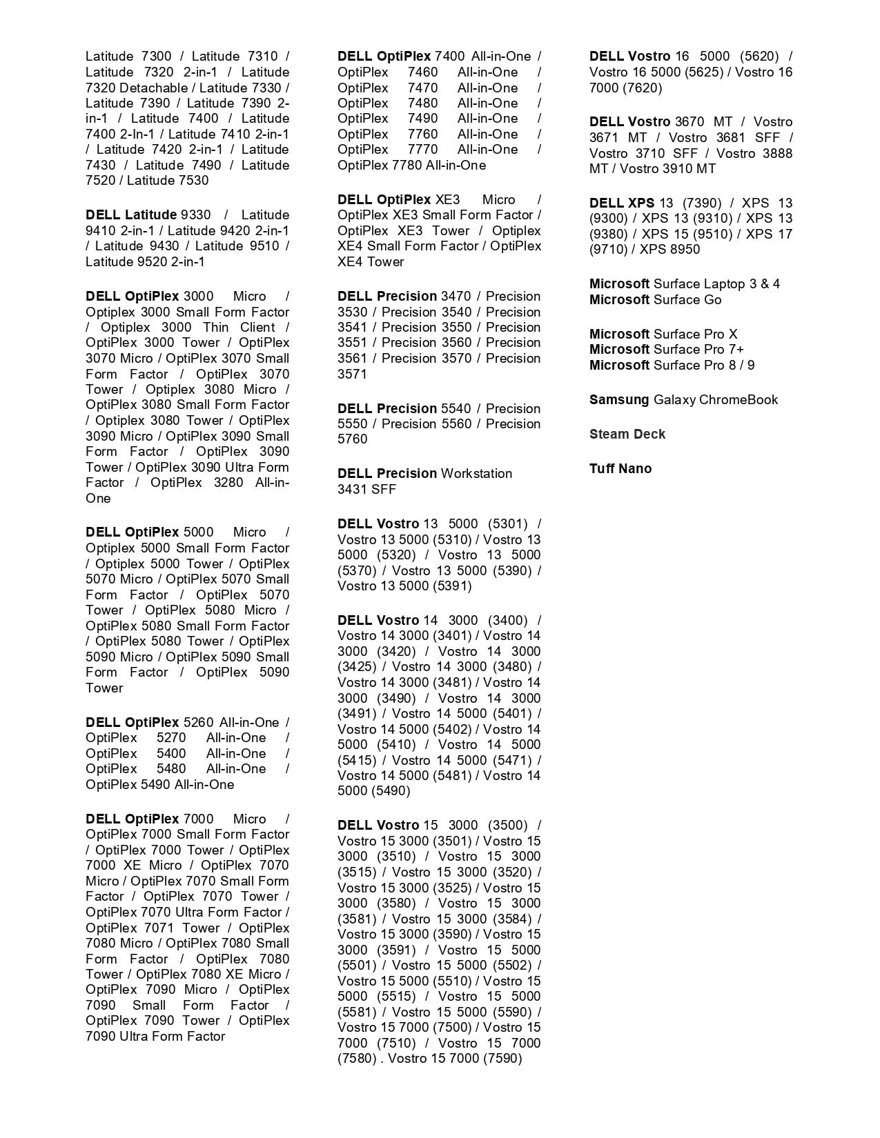 GLOBAL MEMORY GLOBAL MEMORY 128GB M.2 2230 PCIe Gen3 x4 NVMe SOLID STATE DRIVE (SSD) FOR MICROSOFT SURFACE 3/4 / Pro (X, 7+, 8, 9) / GO/STEAM DECK