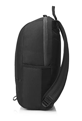 HP HP Commuter Laptop Backpack | with 15.6” Laptop/Tablet Compartment | Water-Resistant, Carry-on | Water Bottle Pocket, Reflective Accents, (5EE91AA), Black, Model: 5EE91AA#ABL