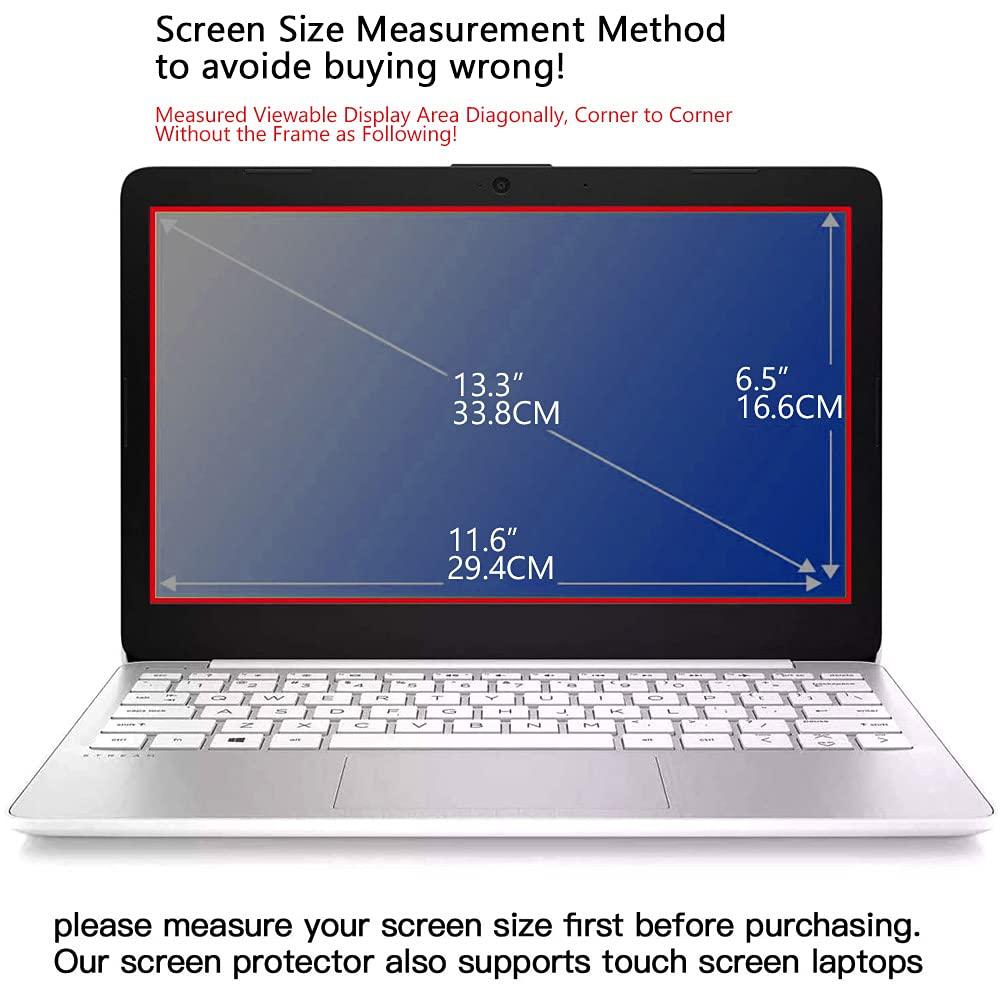 FILMEXT FILMEXT 2 Pack 13.3 inch Laptop Screen Protectors Eye Protection Anti Glare Anti Blue Light Screen Protector Compatible with major brands (Asus, Acer, HP, Dell, Toshiba, Lenovo 13.3"(16:9) Laptop