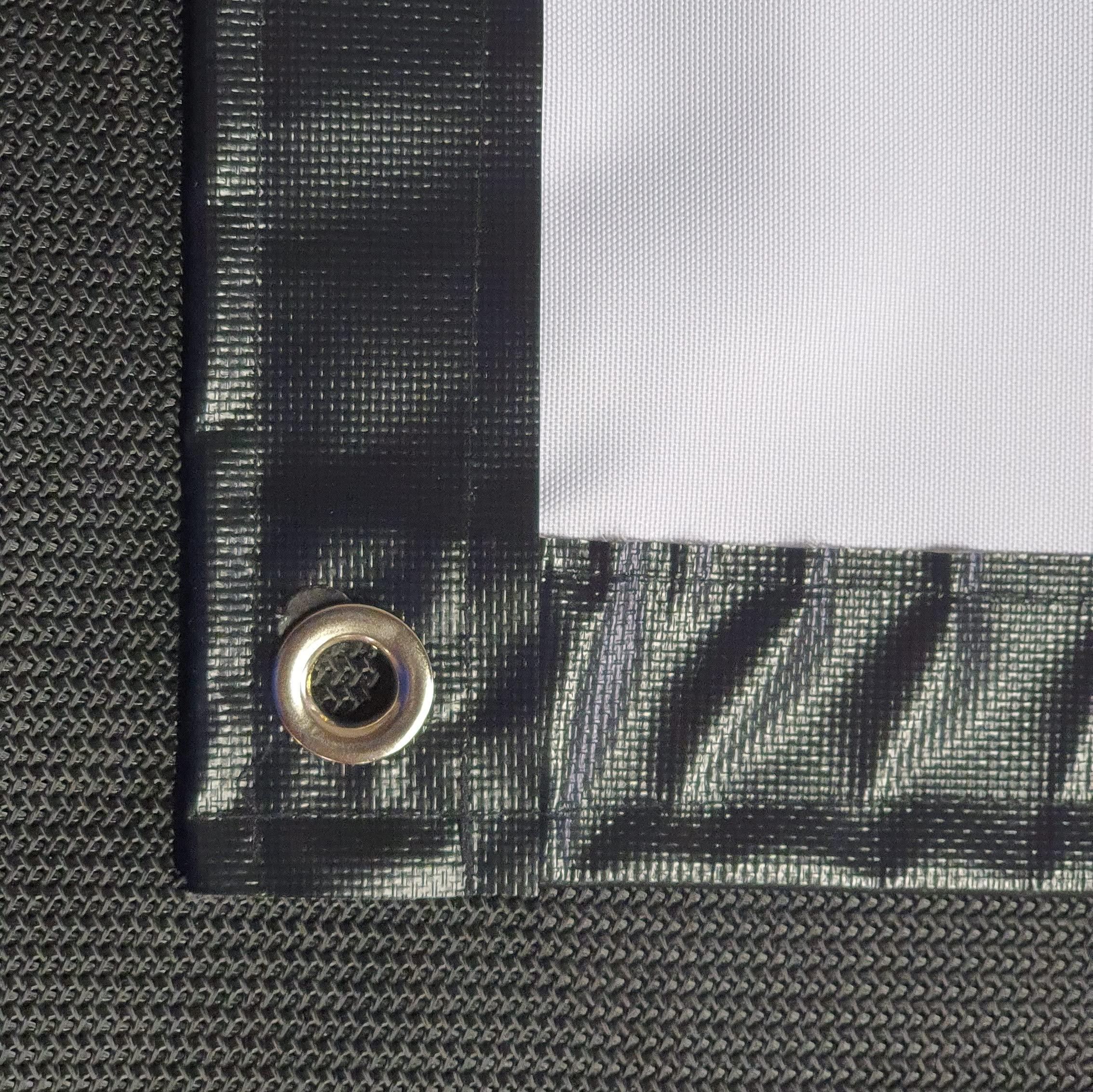 TheTerakart TheTerakart Golf Impact Screen - Curved Self-standing Indoor Frame, 25mm Frame Corners, Simulator Projection Screen (Corners Only)