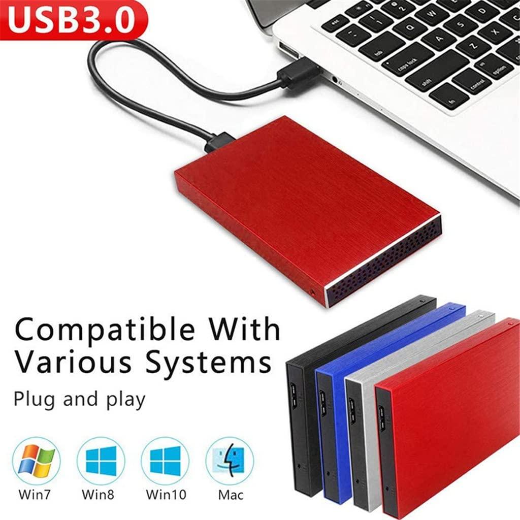 DJFHDIHRFHBVCASIJ HDD 2.5 Hard Disk 500GB 1TB 2TB Portable External Hard Drive Disk Externo Hard Drive for Laptop Computers (Color : Black)