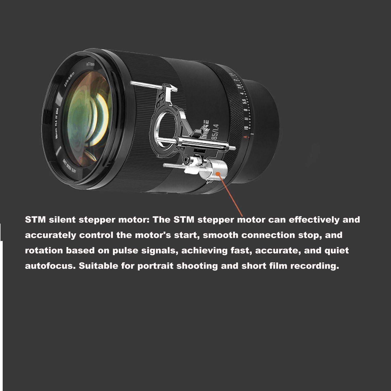 DirectNine Basics DirectNine Basics Meike 85mm F1.4 autofocus Full Frame Lens Suitable for Canon Nikon Sony L Mount Cameras