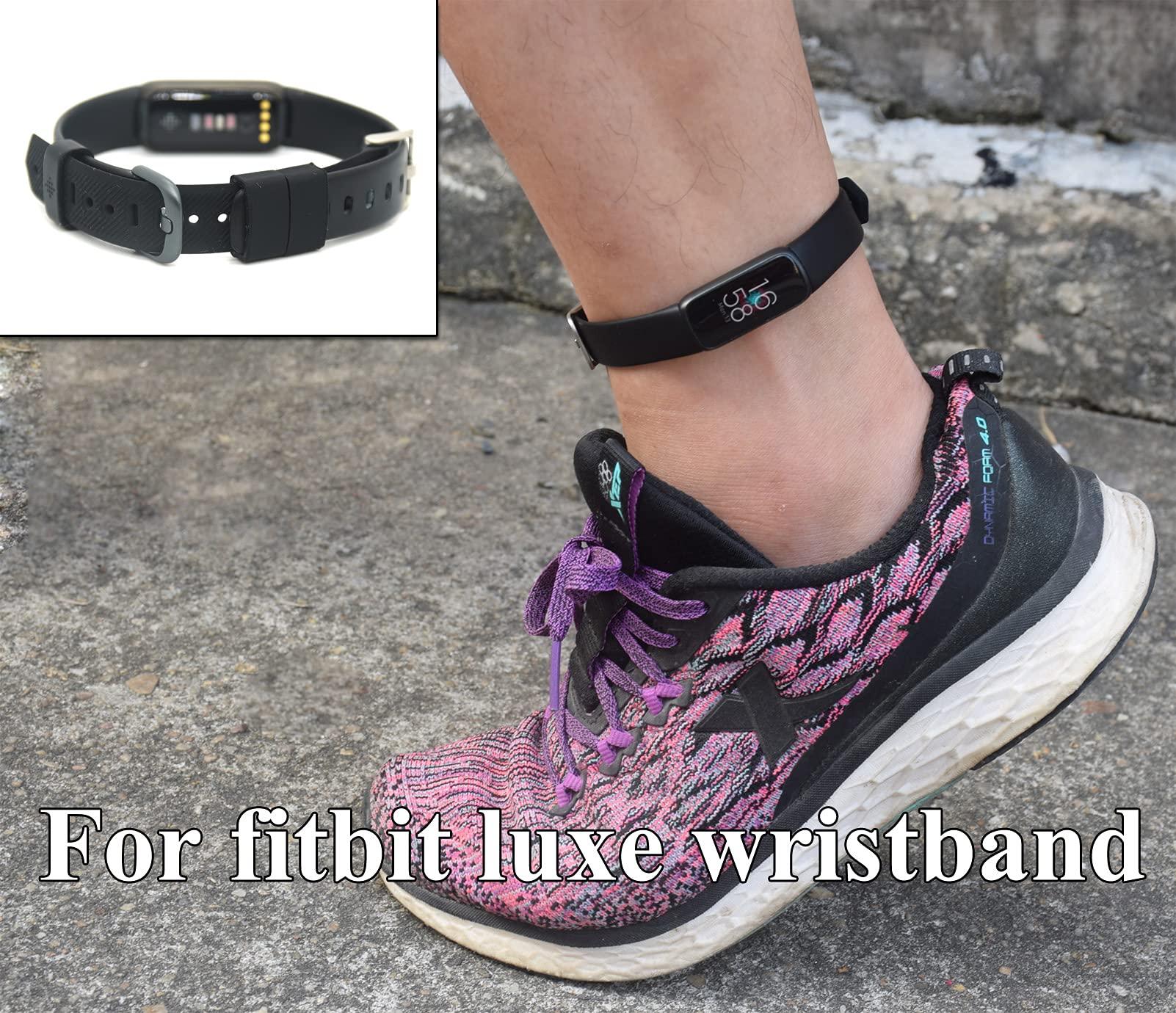 Grestun Extender Band for Compatible with Fitbit Inspire 3 2 HR Fitbit Luxe Fitbit Alta HR Fitbit Flex 2 or Garmin Vivosmart 4 Watch Band, Band Extender for Larger Wrist or Ankle Wear (Black)