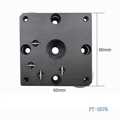 PDV Manual Fine Adjustment Horizontal Tilt Stage Optical Displacement Platform PT-SD76/sd77 (PT-SD76, 1)