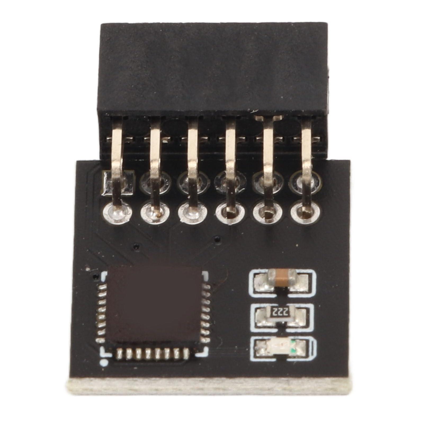 Gearwell TPM 2.0 Module, 12Pin SPI Interface Reliable Replacement SPI Module for WIN11 System for MSI Motherboard DDR4 Memory