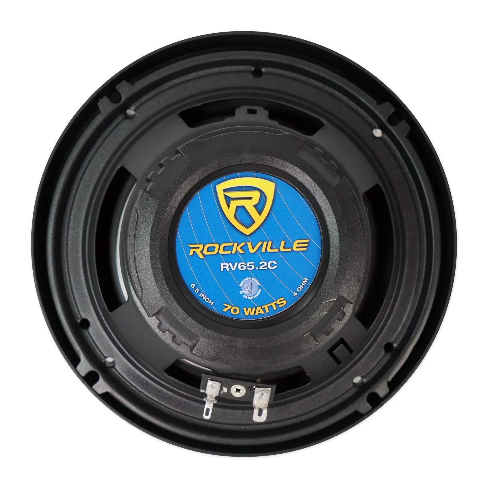 Rockville Rockville (2) Pairs RV65.2C 6.5\" Component Car Speakers 1500w/280w RMS CEA Rated