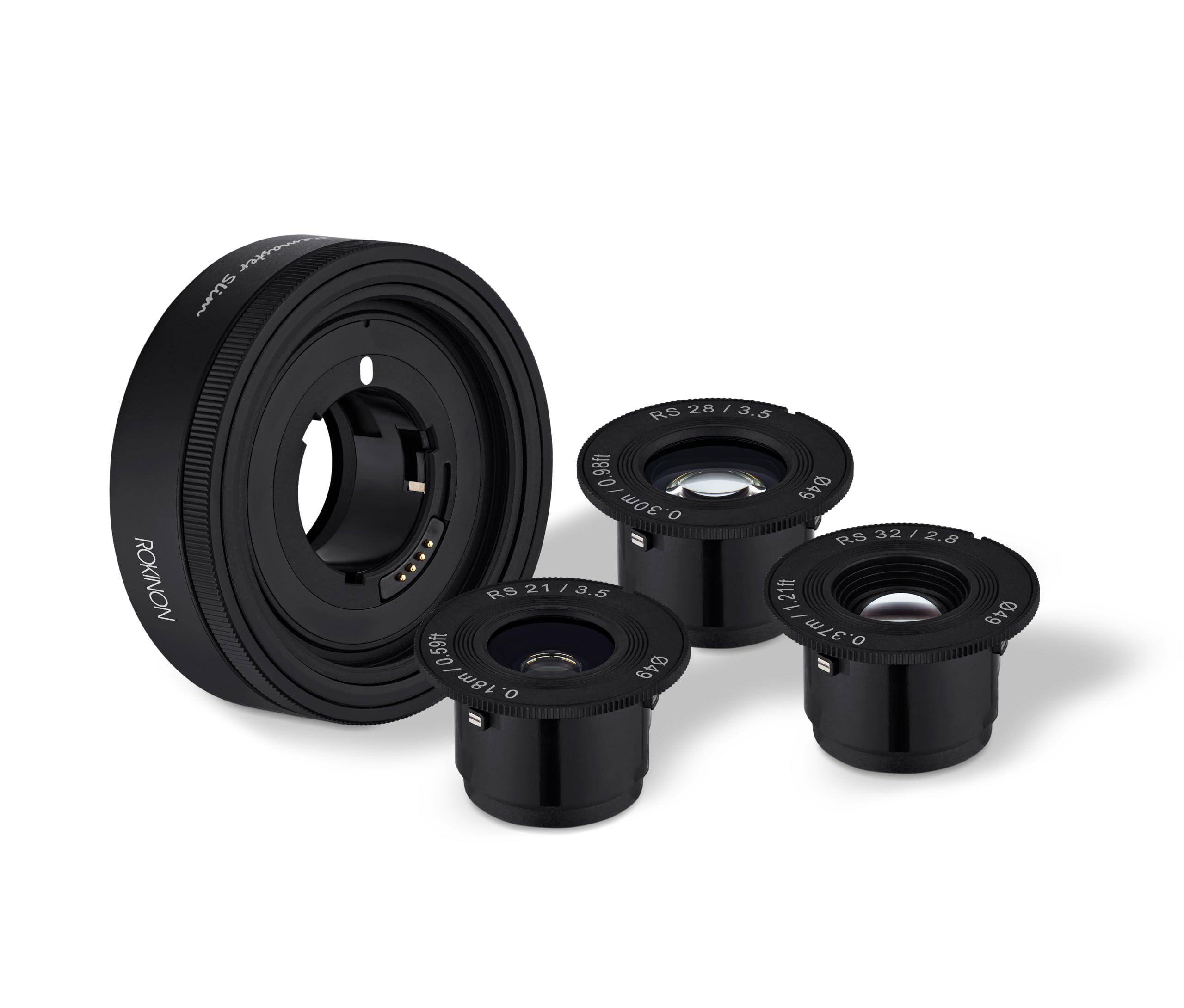 Rokinon Rokinon Remaster Slim AF Modular Wide Angle 3 Lens System for Sony FE, 21mm F3.5 + 28mm F3.5 + 32mm F2.8