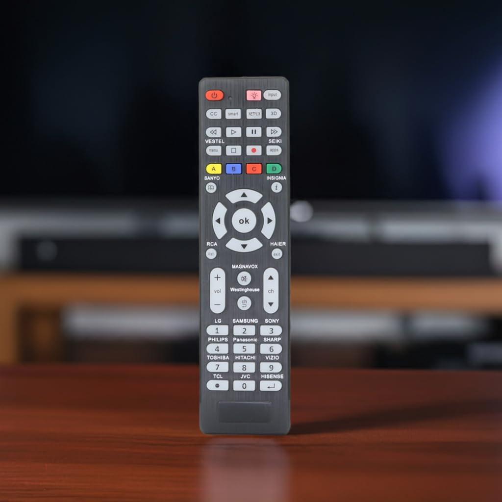Anderic Anderic Universal TV Remote for Samsung, LG, Sony, Sharp, Vizio, Philips, Toshiba, Hitachi, Sanyo, JVC, TCL, Vestel, Seiki, Insignia, Magnavox, haier, Panasonic All Series TV - RR1DTV