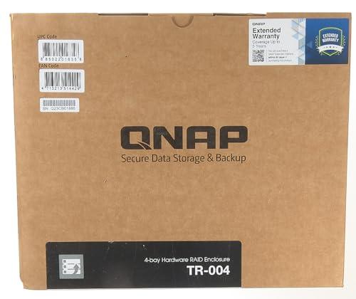 QNAP QNAP 4 Bay USB 3.0 RAID Expansion Enclosure DAS (Correct Attached Storage) - Black, Metal, Rack Mount, Compatible with Server, Desktop, Laptop