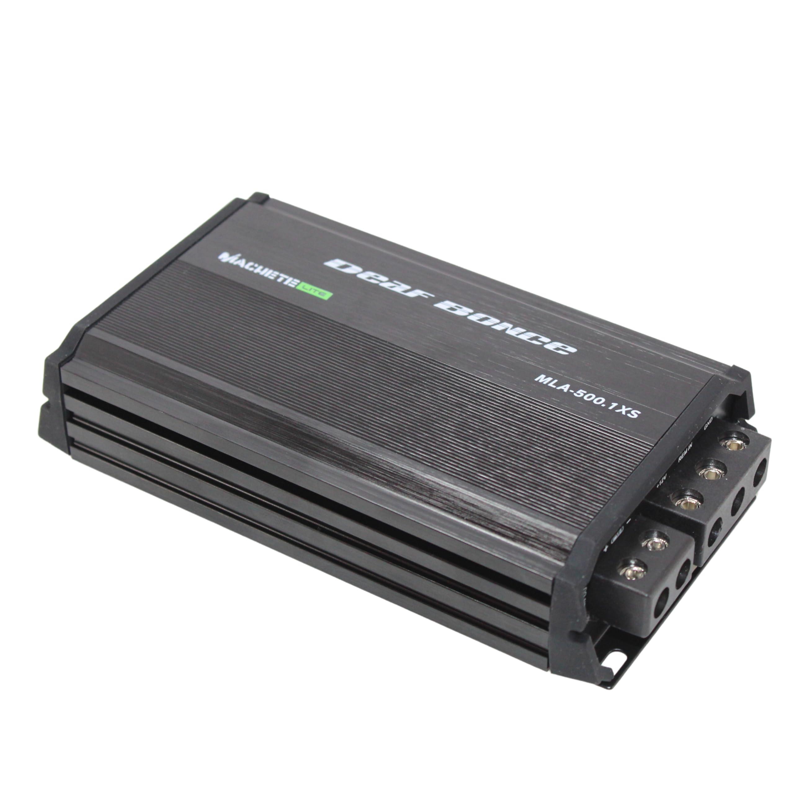Deaf Bonce Deaf Bonce Machete 500W 1 ohm Class D Monoblock Power Amplifier MLA-500.1 XS
