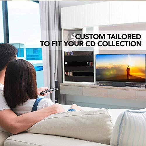 CD Storage Box with Powerful Opening CD Tray Holds 40 CD