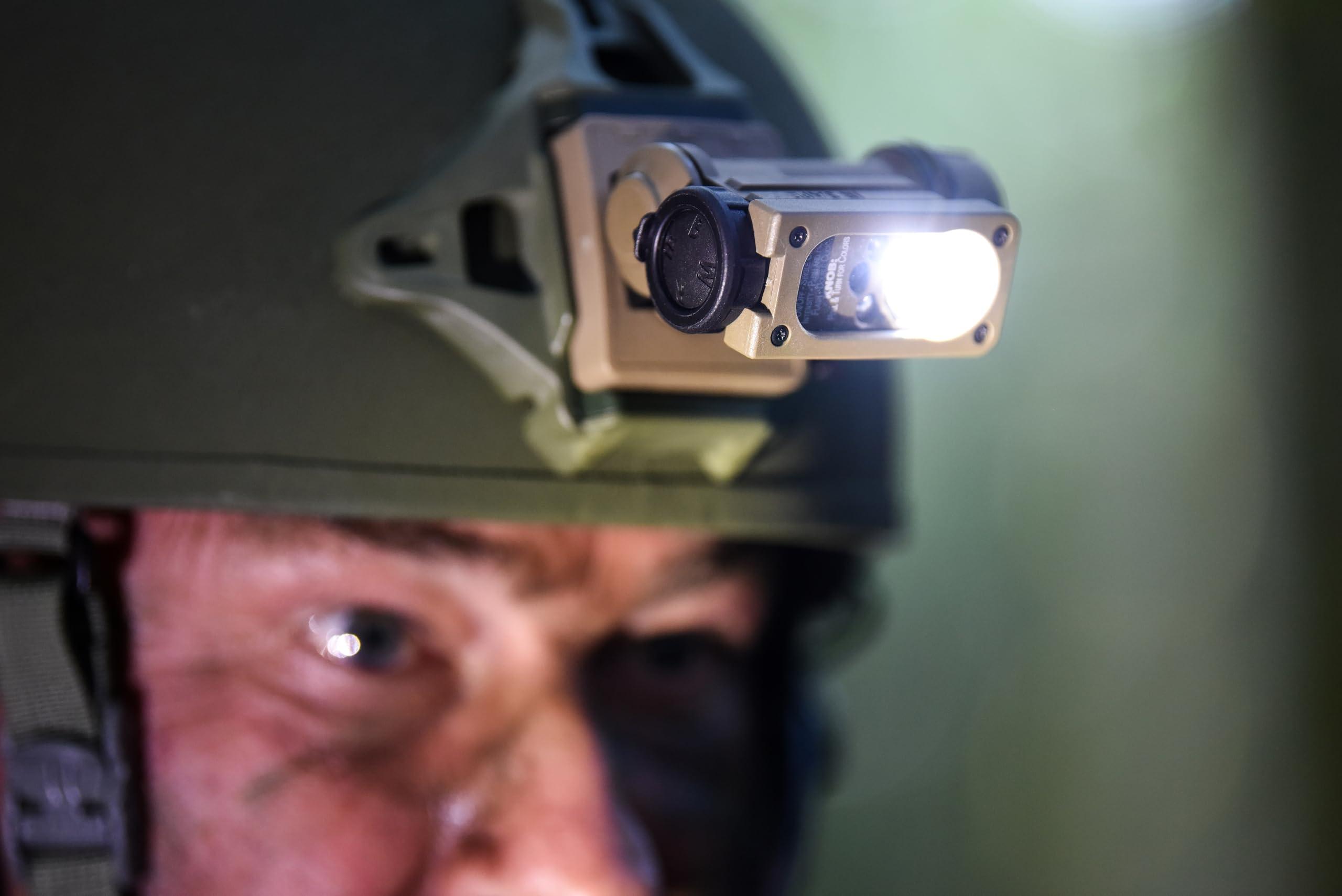 Streamlight Streamlight 14518 Sidewinder 55-Lumens Compact II Military Flashlight with Helmet Mount & Rail Mount in Box, Coyote