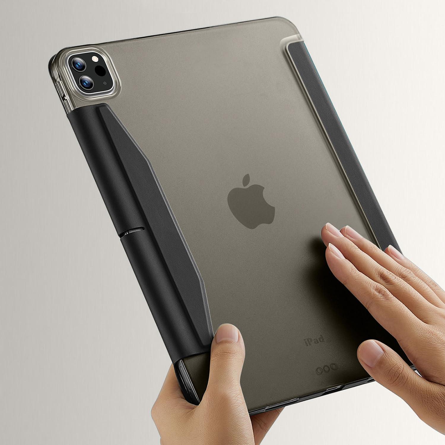 ZERODAMAGE SAHARA CASE Sahara - Venture Series Tri-Fold Folio Case for iPad Pro (M4) 13" 2024, Black, (TB00375)