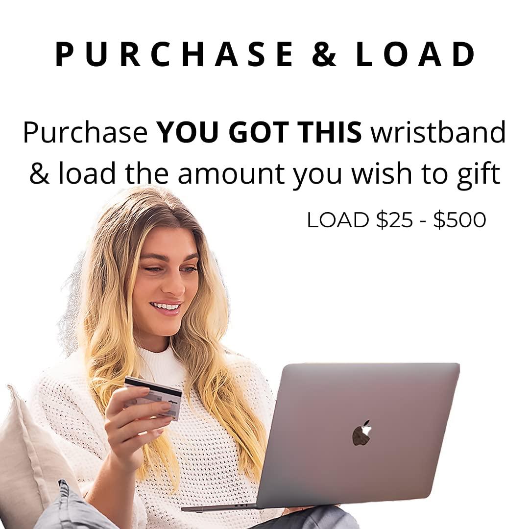 INAMO Inamo Contactless Wearable Payment Device, Wristband, You Got This, Small