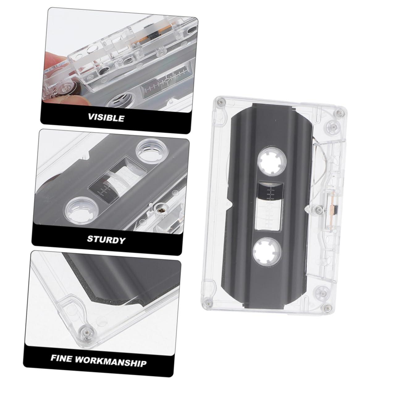 OSALADI OSALADI 12 Pcs Blank Audio Cassette Tapes 30-Minute Recordable Cassette Tapes Recordable Audio Cassette Tapes for DIY Projects