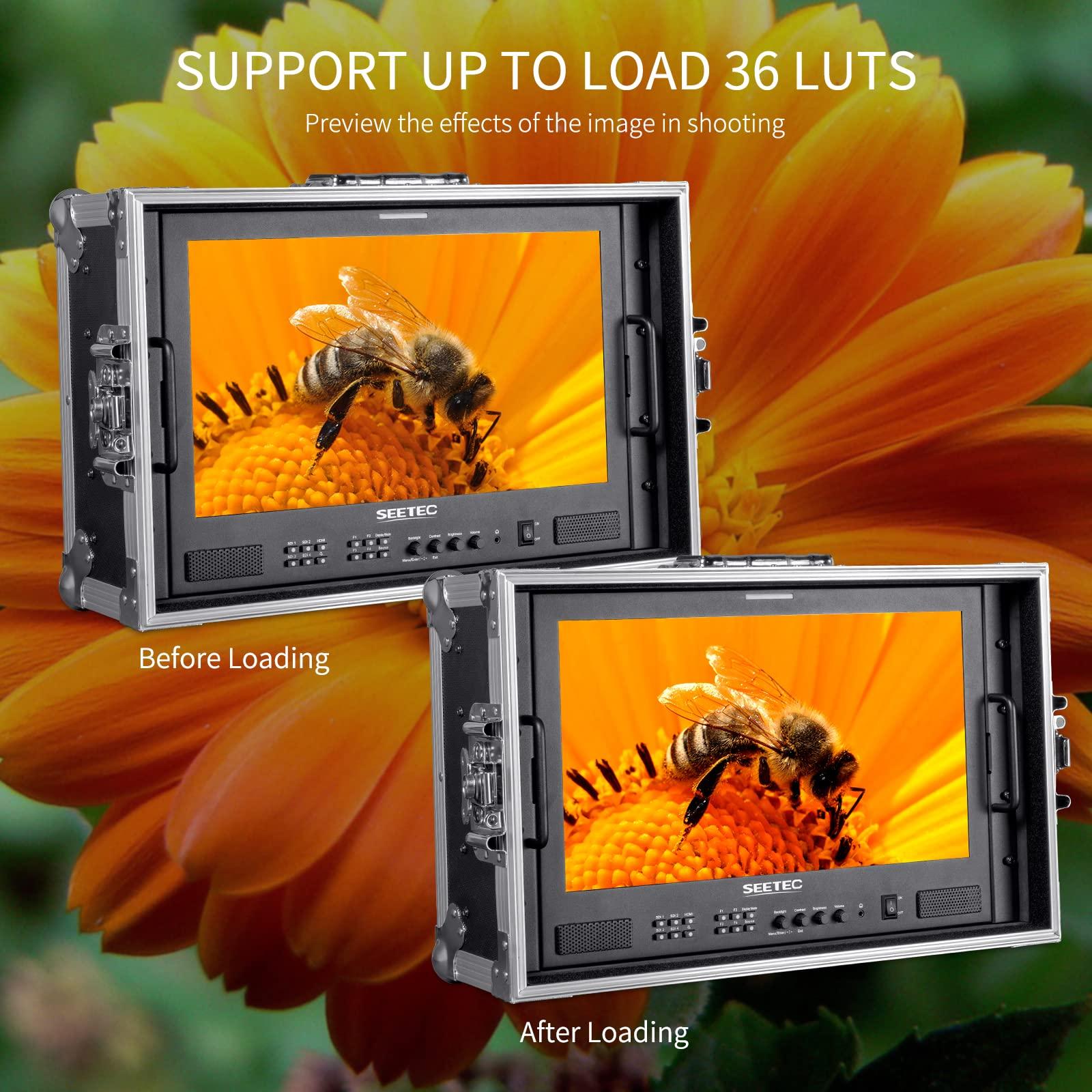 SEETEC SEETEC ATEM173S-CO 17.3 inch Multi Camera Director Broadcast Carry On Production Monitor 4X SDI in Out HDMI Waveform LUT HDR 1920x1080