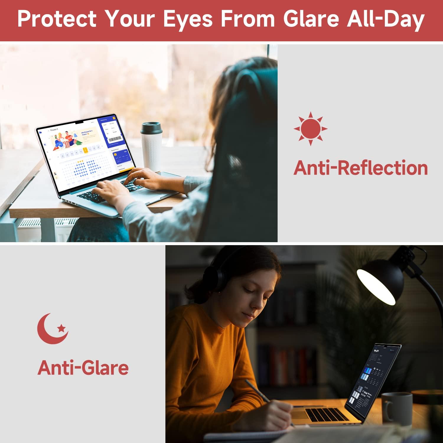 ANTOGOO V 2 Pack Compatible with MacBook Pro 14 Inch Screen Protector (M4, M3, M2, M1, Pro/Max), Anti Glare Scratch Matte Screen Protector for MBP 14.2\'\'(2021-2024 )