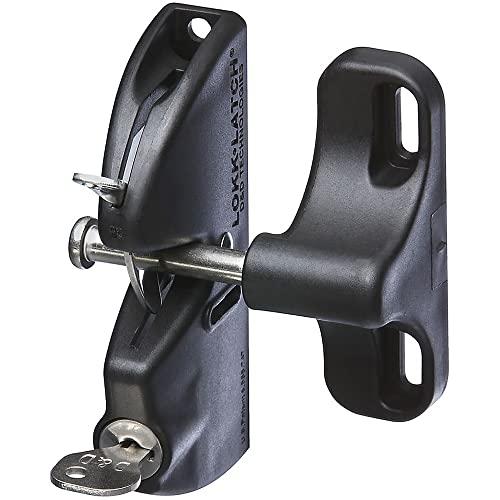 National Hardware National Hardware N346-201 V6201 LokkLatch in Black, 4-9/16\"