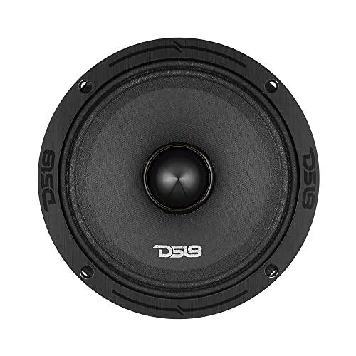 DS18 DS18 PRO-ZXI6.4BM 6.5" Pro Audio Midrange Loudspeaker - 600W Max, 300W RMS, 4 Ohms - Premium Quality Audio Door Speakers for Car or Truck Stereo Sound System (1 Speaker) (Renewed)