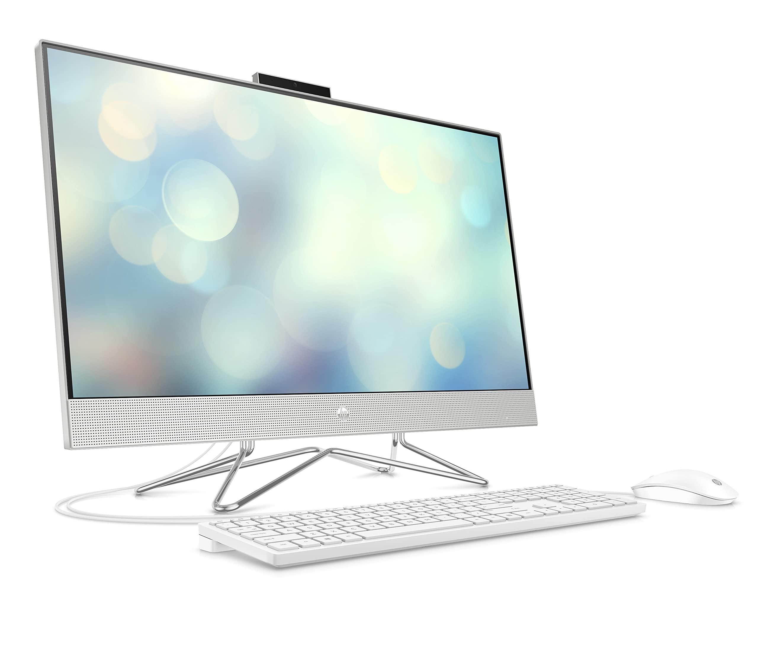 HP Inc. HP All-in-One 27" Desktop Computer, 11th Generation Intel Core i5-1135G7 Processor, Intel Iris Xe Graphics, 8 GB RAM, 512 GB SSD, Windows 11 Home (27-dp1370, Natural Silver)