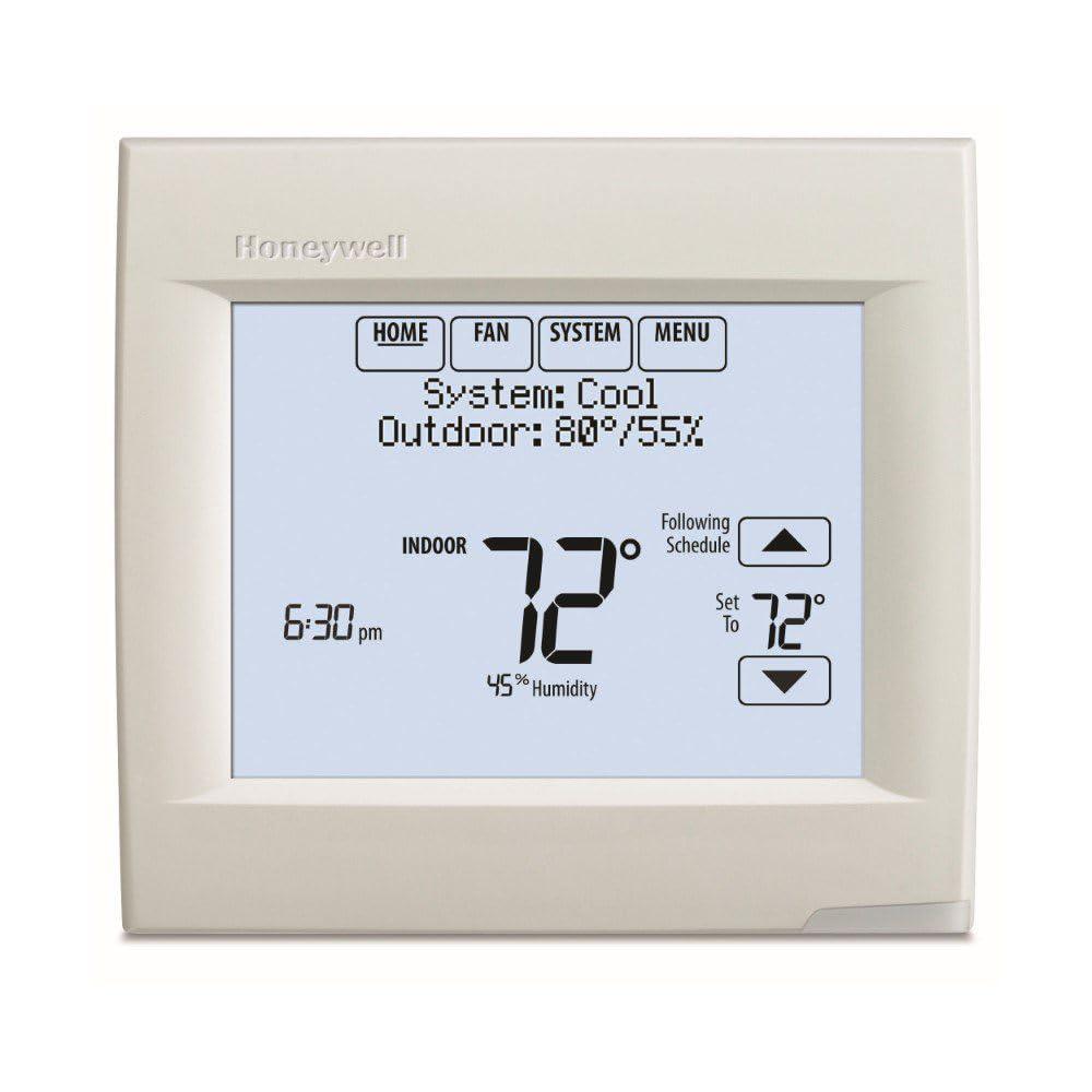 Honeywell Honeywell TH8110R1008 Vision Pro 8000 Touch Screen Single Stage Thermostat with Red Link Technology