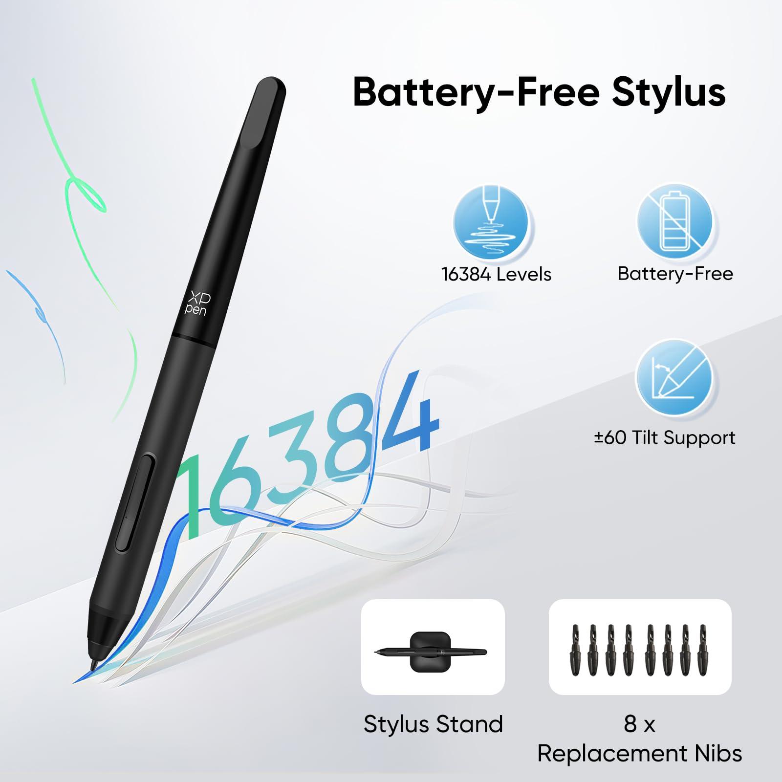 XP-PEN Drawing Tablet-XPPen Deco 01 V3 10x6.25 Inch Graphics Tablet Digital Drawing Tablet for Chromebook with 16384 Levels Pressure Battery-Free Stylus and 8 Shortcut Keys (Pink)