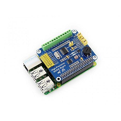 TUOPUONE High-Precision AD/DA Expansion Board Compatible with Raspberry Pi Standard RPi 40PIN GPIO Extension Header Supports Pi 4B/3B+/3B/2B/Zero and Jetson Nano