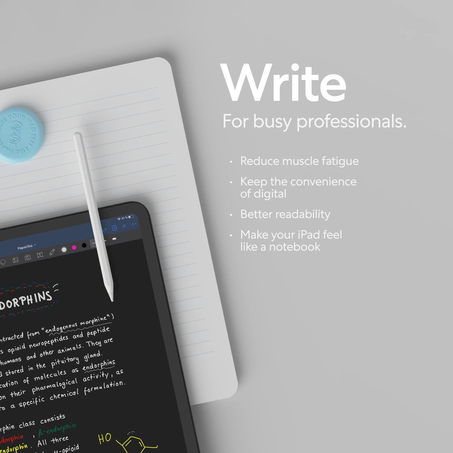 Paperlike Paperlike 2.1 Screen Protector (2x) for iPad Pro 11 (2024) for an authentic paper-feel