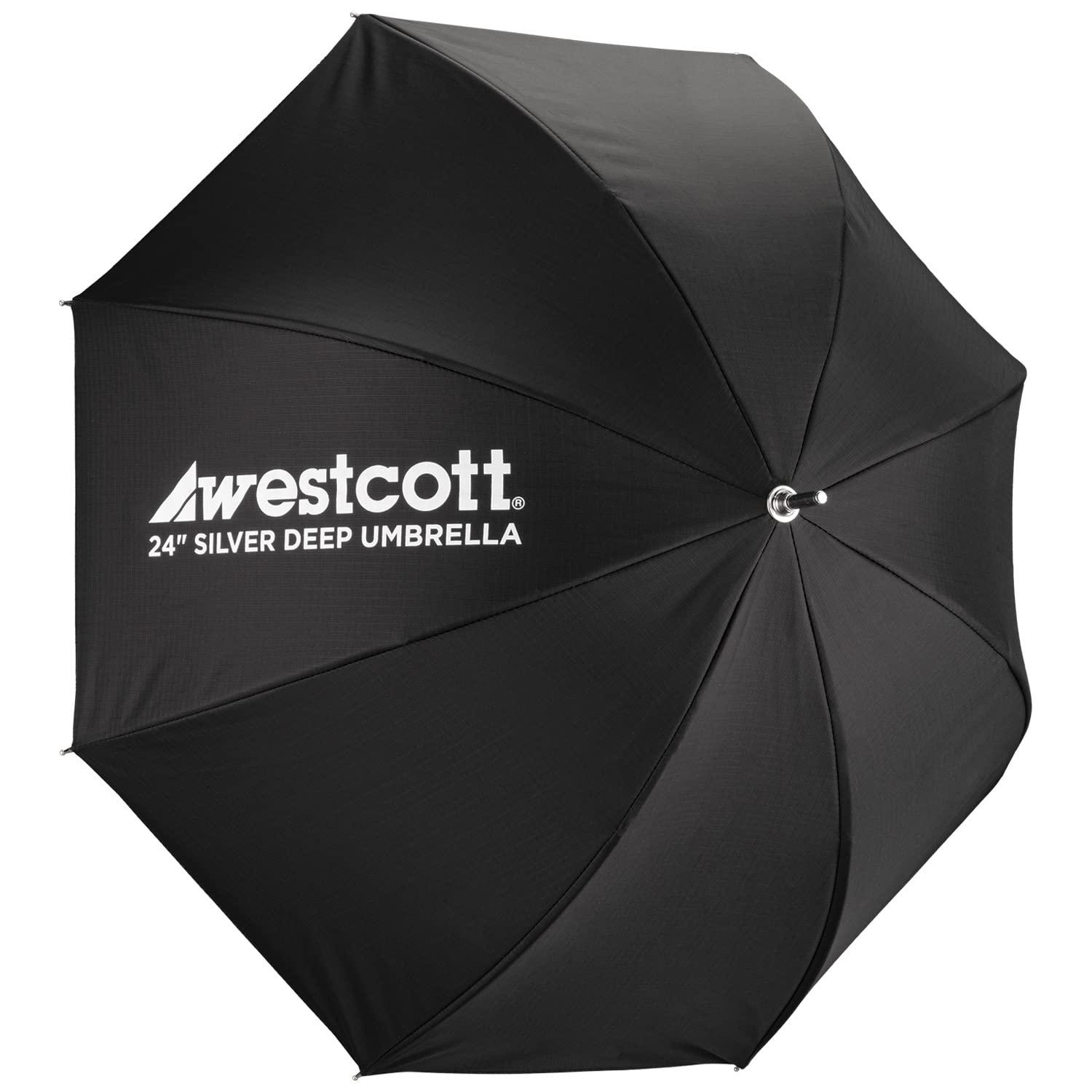 Westcott Westcott Deep Umbrella for Photography and Video Production - Silver Bounce (24")