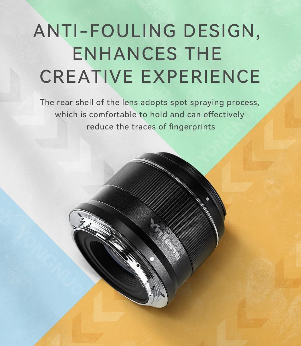 YNLENS YONGNUO YN50mm F1.8Z DA DSM Lens for Nikon Z Mount Mirrorless Cameras APS-C Autofocus Prime Lens