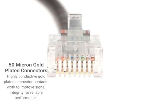 CablesAndKits CablesAndKits - Cat6 Ethernet Cable, Non-Booted, Jacket: PVC (CM), 10 ft, Gray, Pure Copper, RJ45 Computer & Networking Patch Cord