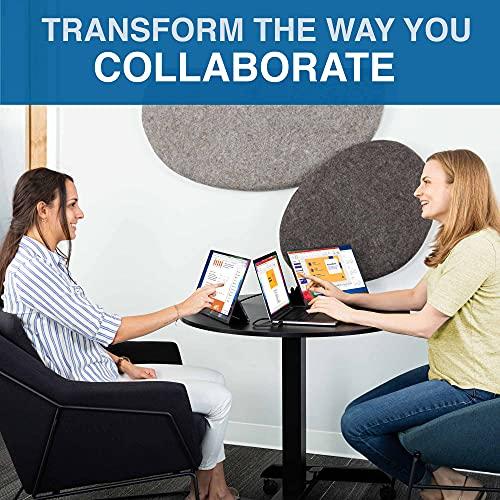 SideTrak SideTrak Solo Pro Triple Touchscreen Portable Monitor for Laptop | 2 Freestanding 15.6” FHD 1080P LED Screens | Compatible with PC & Chrome | USB-C or HDMI | Speakers & HDR Mode