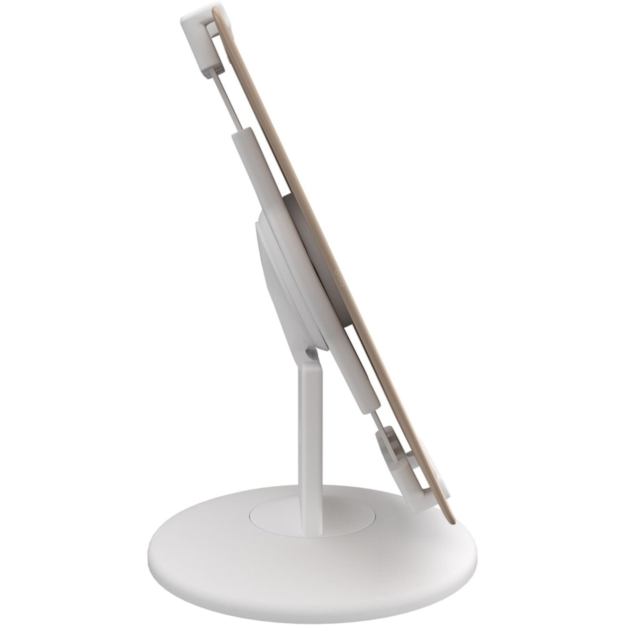 CTA Digital Quick-Connect Desk Mount CTA Universal Quick-Connect Desk Mount with 360-Degree Rotation for iPad 10th Gen 10.9\" - iPad Mini 5 - iPad Gen 7/8/9 Gen 10.2 - Galaxy Tab S3 & More - White (PAD-QCDMW)