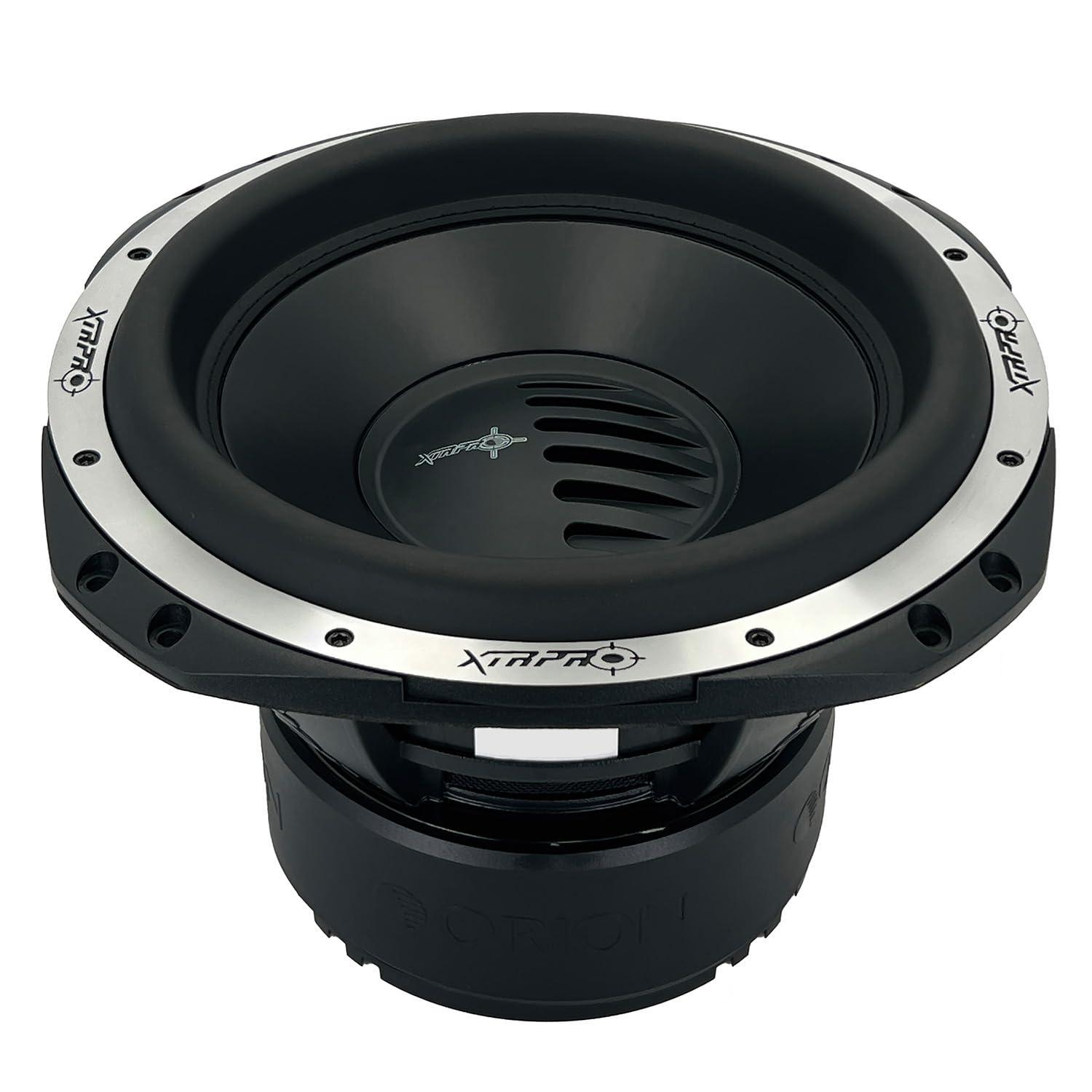 ORION Orion XTRPRO Series XTRPRO122D 12 High Output Car Subwoofer, 6000W Max Power, 1500W RMS, Dual 2 Ohm, 3 Aluminum Voice Coil, Cast Basket Competition Grade Powerful Car Audio Bass Builds