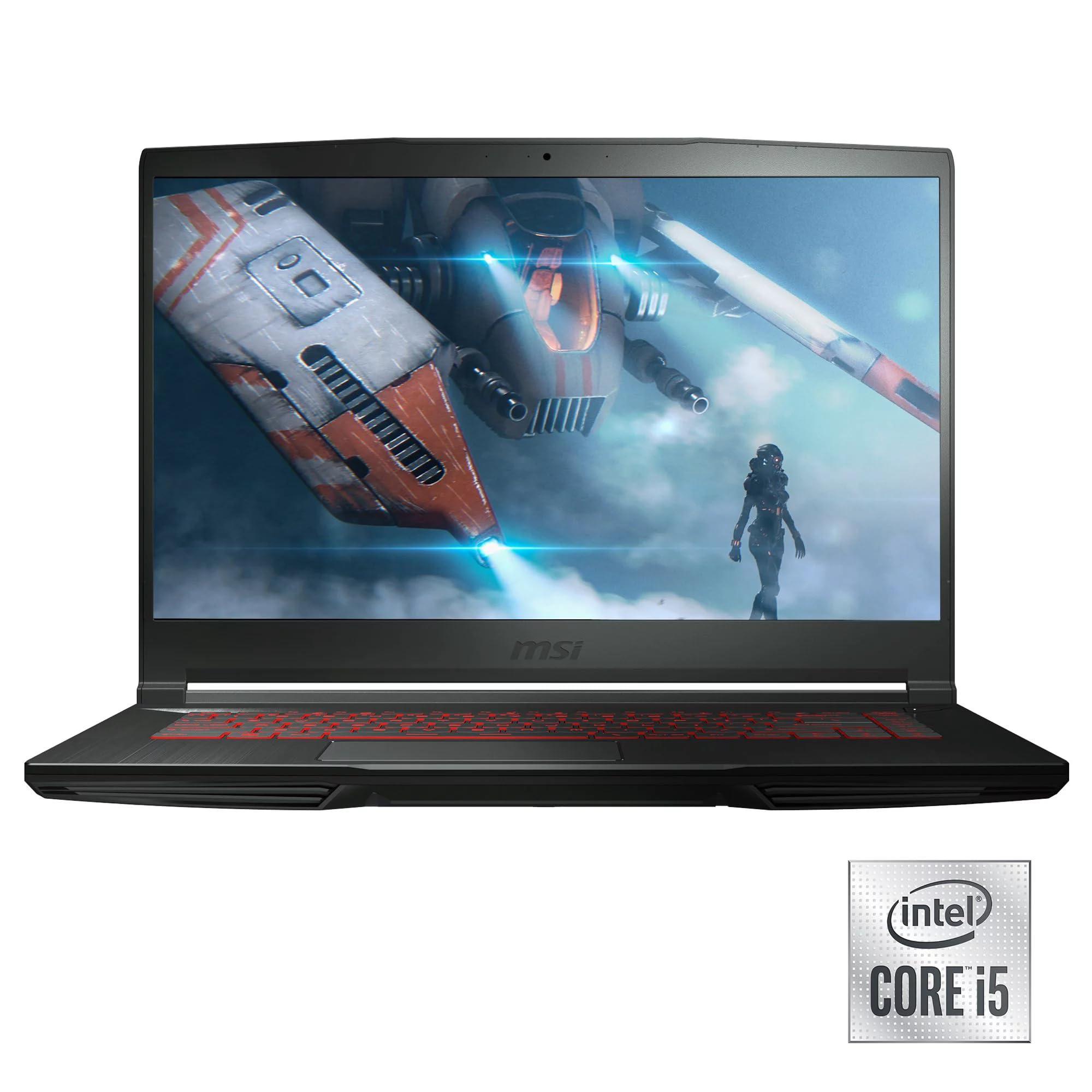MSI MSI GF63 Thin 15.6" Gaming Laptop, FHD 144Hz, Intel Core i5-11400H, NVIDIA GeForce RTX 3050, 12GB Memory, 1TB SSD, Windows 11 Home, Black + Accessories