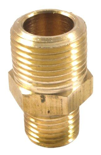 Forney Forney 75533 Brass Fitting, Reducer Adapter, 3/8-Inch Male NPT to 1/4-Inch Male NPT