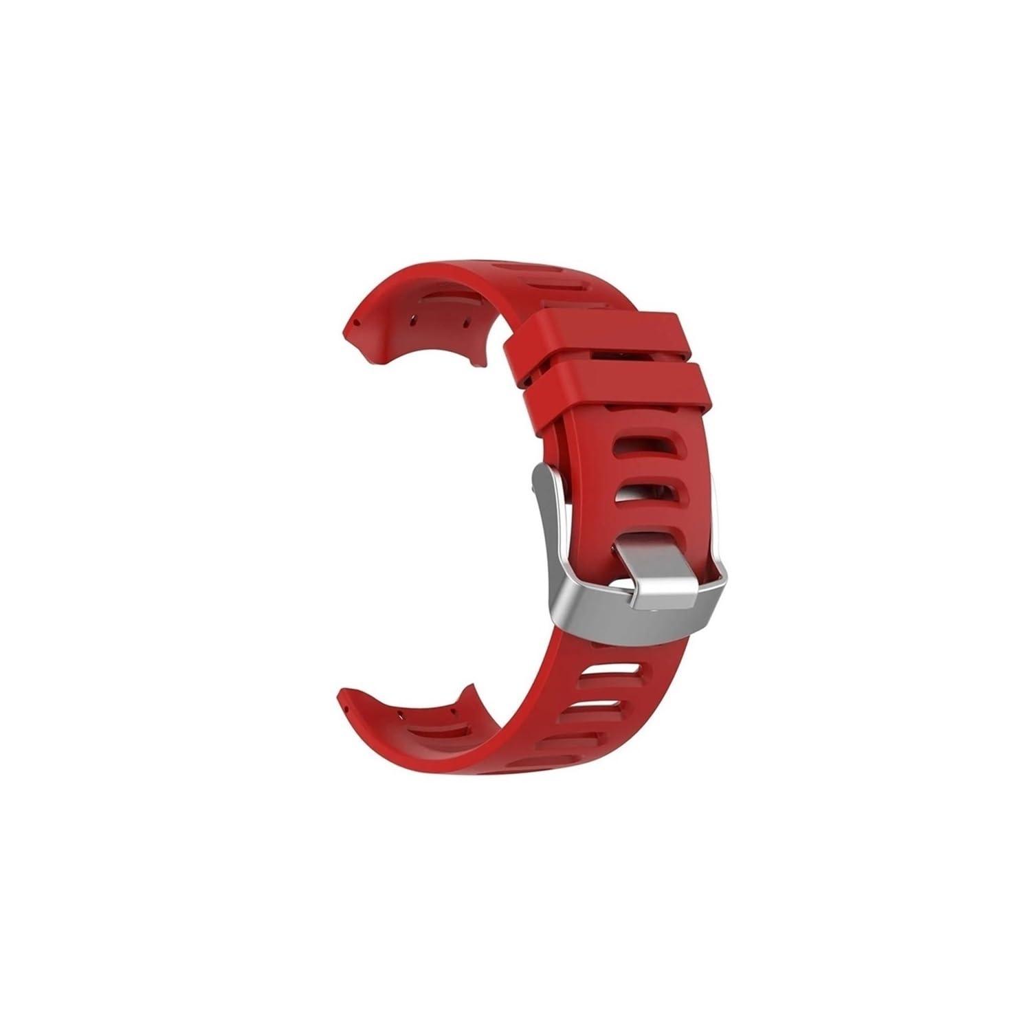 PaReks Fit for Garmin Forerunner 610 Watch Band Soft Silicone Replacement Wristband Strap (Color : Black, Size : For Forerunner 610)